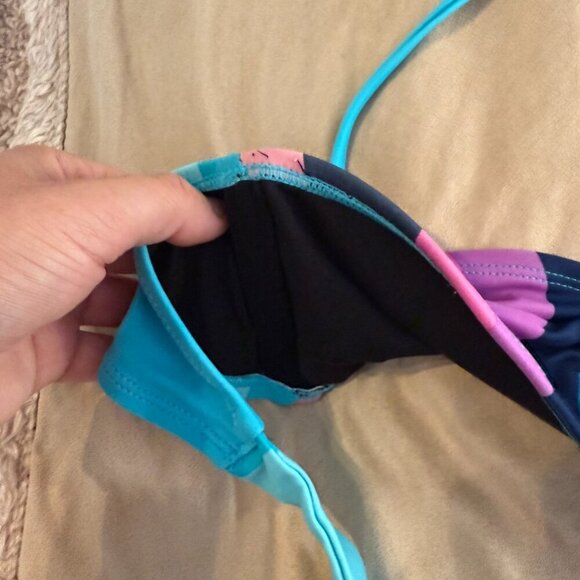 Xhilaration striped bikini top - Picture 4 of 5